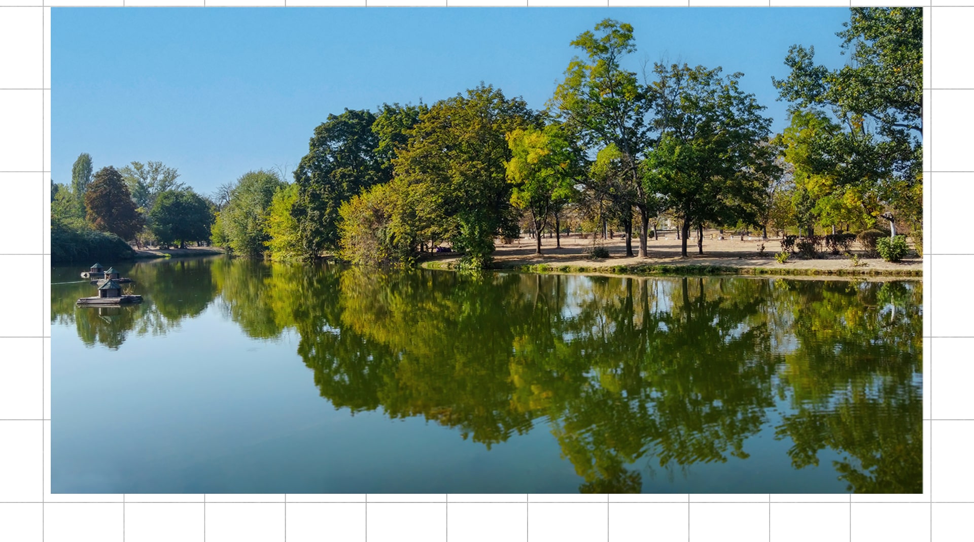 Image of Skopje City Park, lake, summer, after editing and enhancing, photography, Macedonia, Showcase, Portfolio,